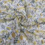 Flower print chiffon georgette