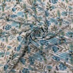 Flower print chiffon georgette