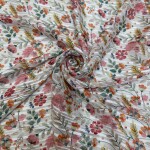 Flower print chiffon georgette