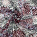new printed chiffon georgette fabric
