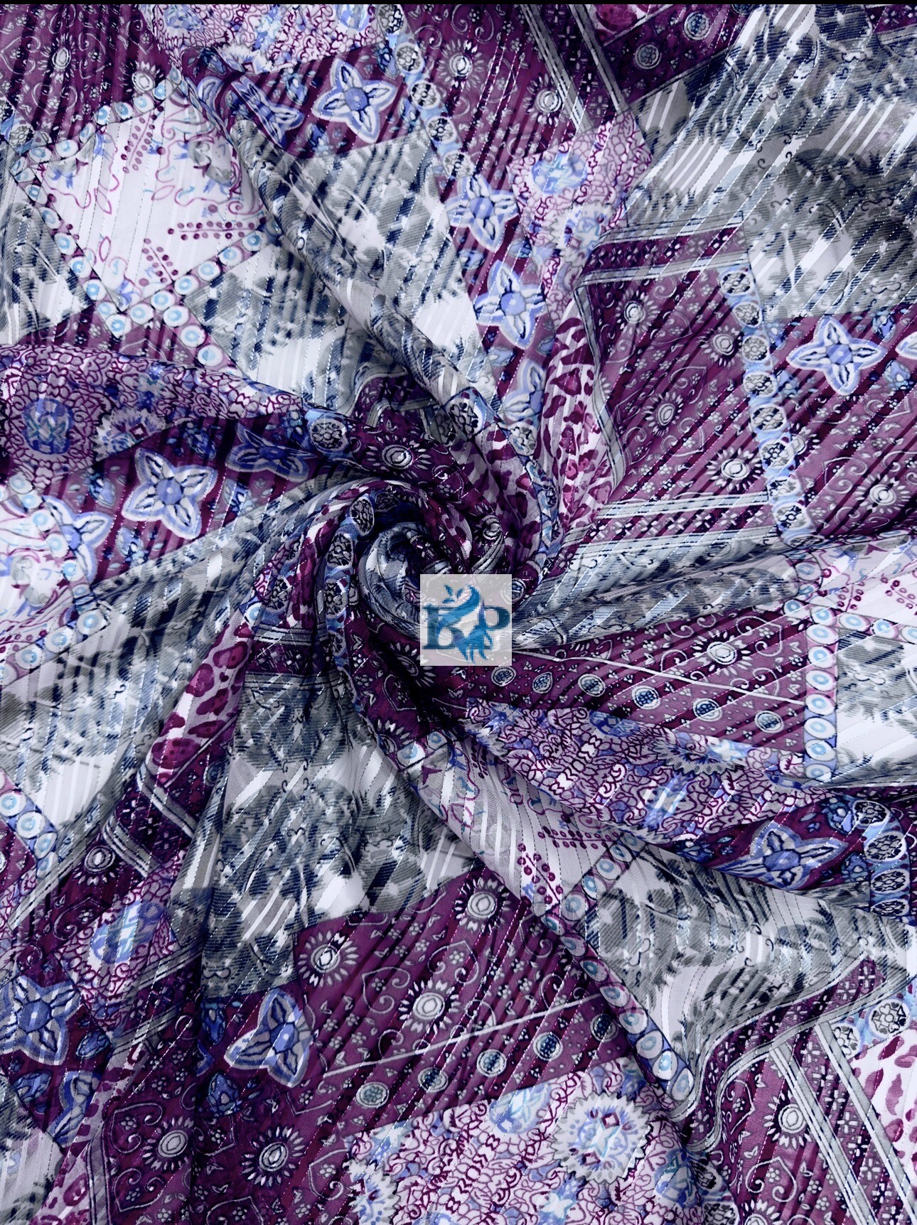new printed chiffon georgette fabric