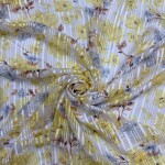 New flower printed chiffon georgette