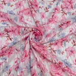 New flower printed chiffon georgette