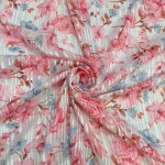 New flower printed chiffon georgette