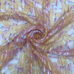 New flower printed chiffon georgette