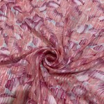 New flower printed chiffon georgette