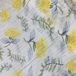 Flower print chiffon georgette fabric