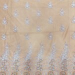 New multicolor threadwork design net fabric