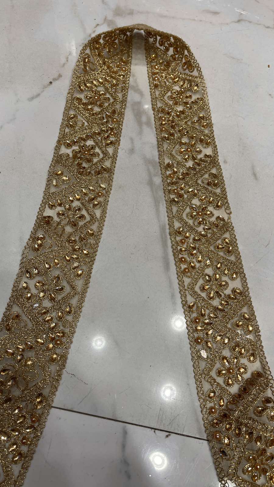 Tissue Stone Work Lace