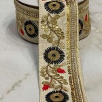 RAW SILK STONE LINE LACE