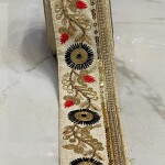 RAW SILK STONE LINE LACE