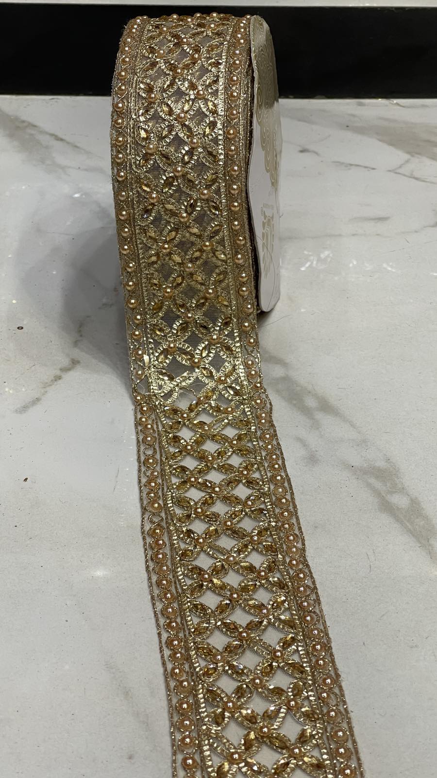 TISSUE GLITTER  STONE WORK
