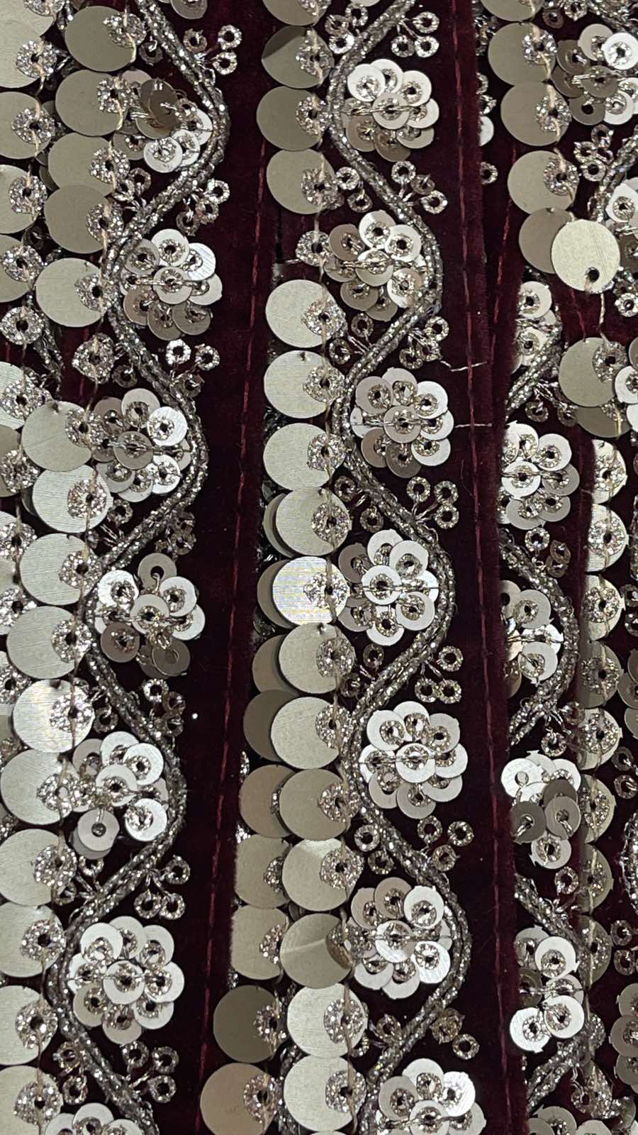 VELVET  WORK LACE