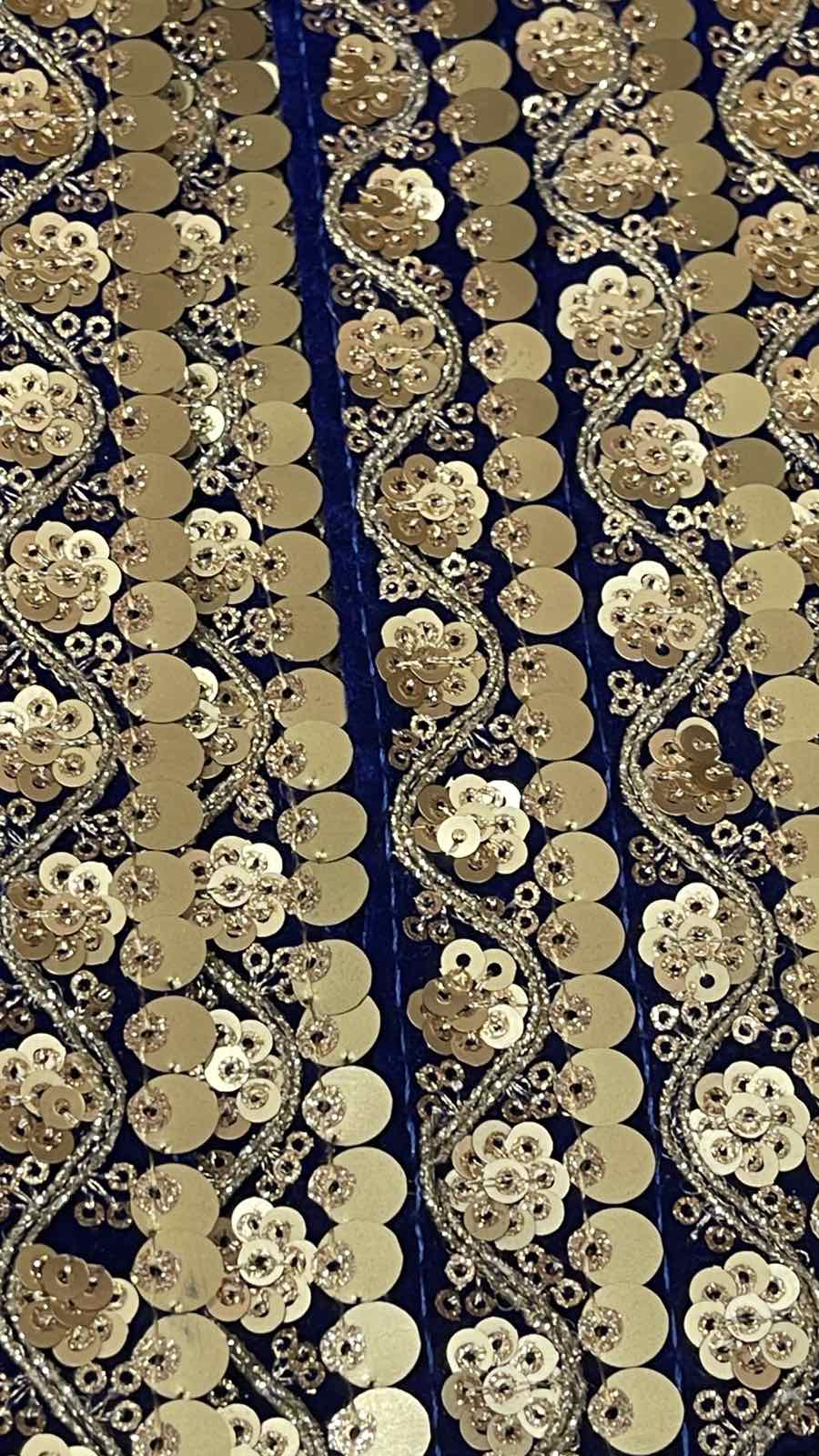 VELVET  WORK LACE