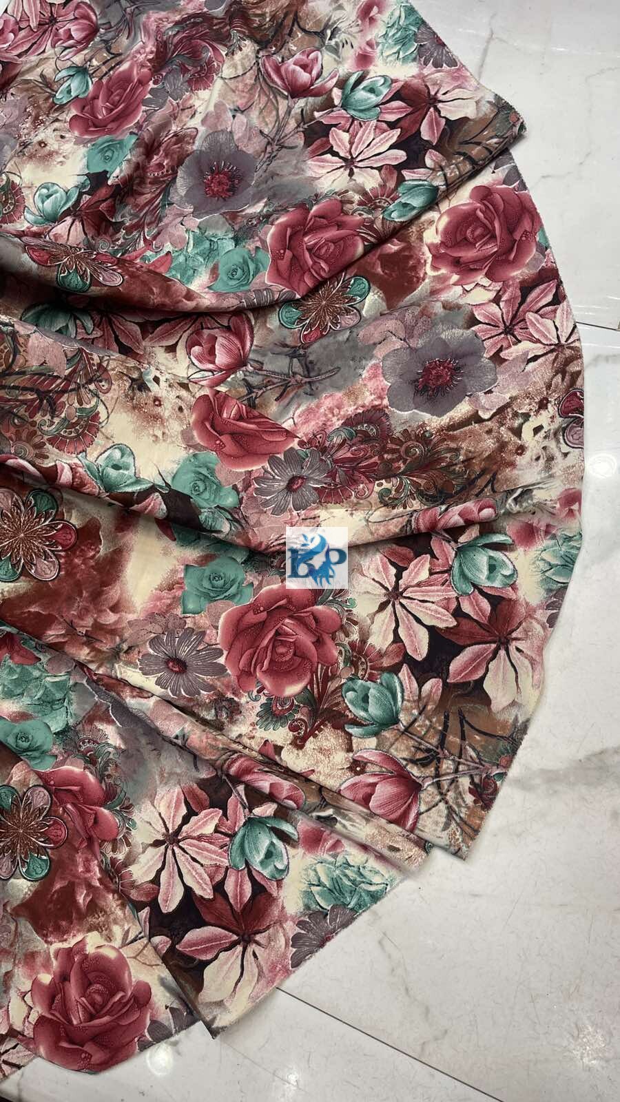 CRAPE PRINTED SILK