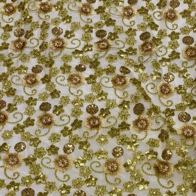 Net embroidery blouse