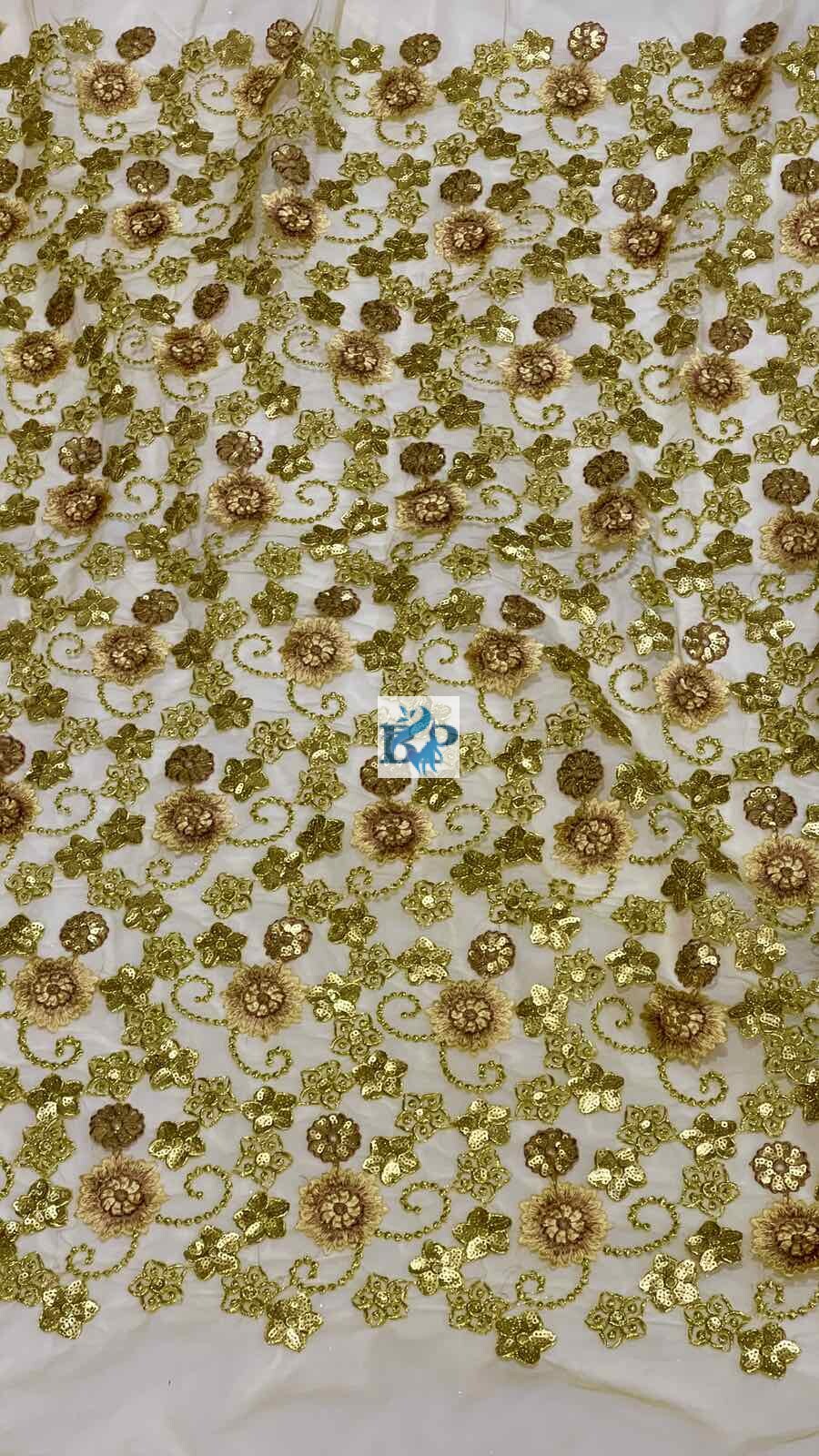 Net embroidery blouse