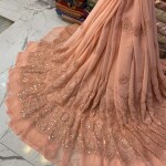 Georgette Hvy Damman Mirror Work