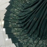 Georgette Hvy Damman Mirror Work