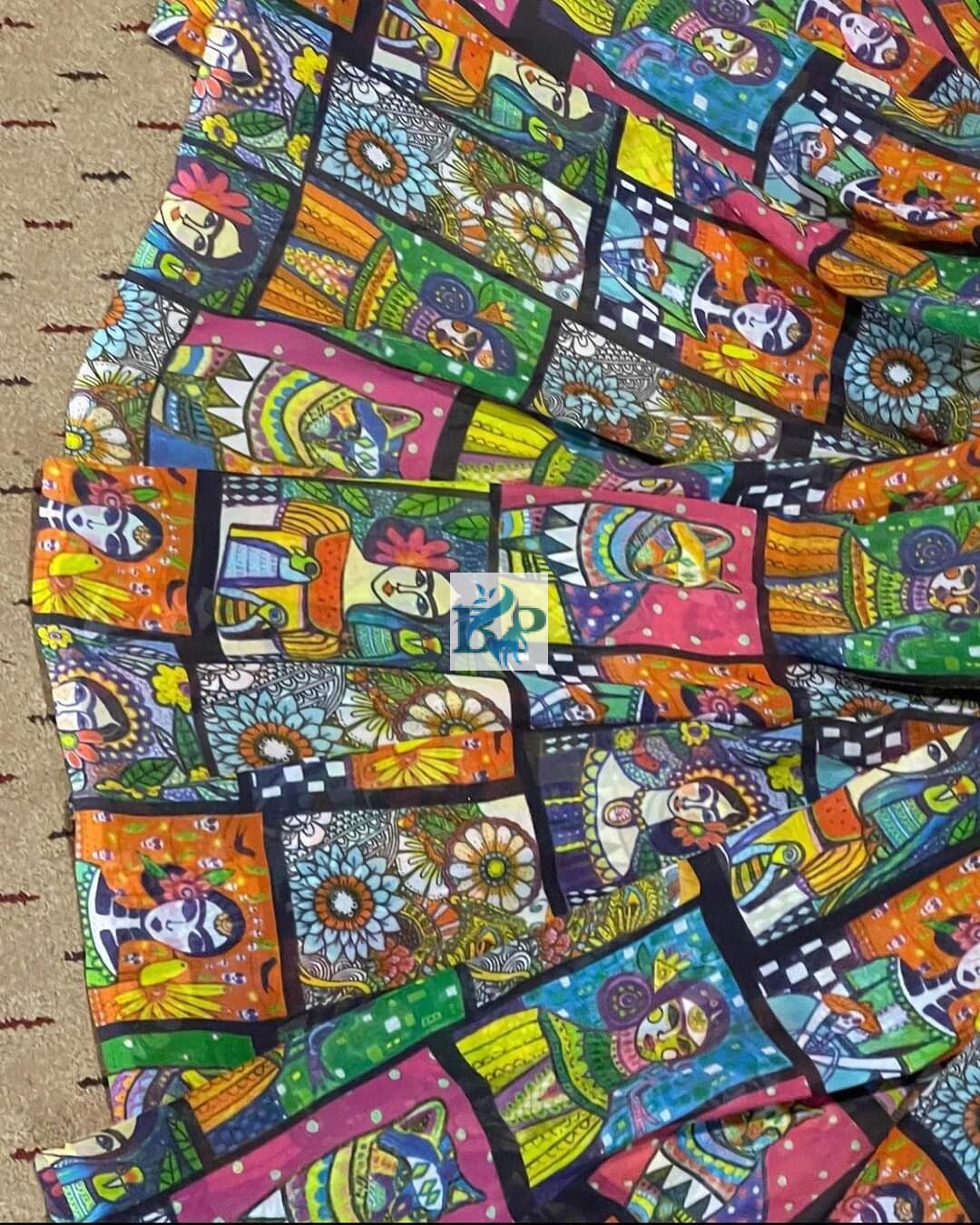DIGITAL PRINTED GERJET FABRIC