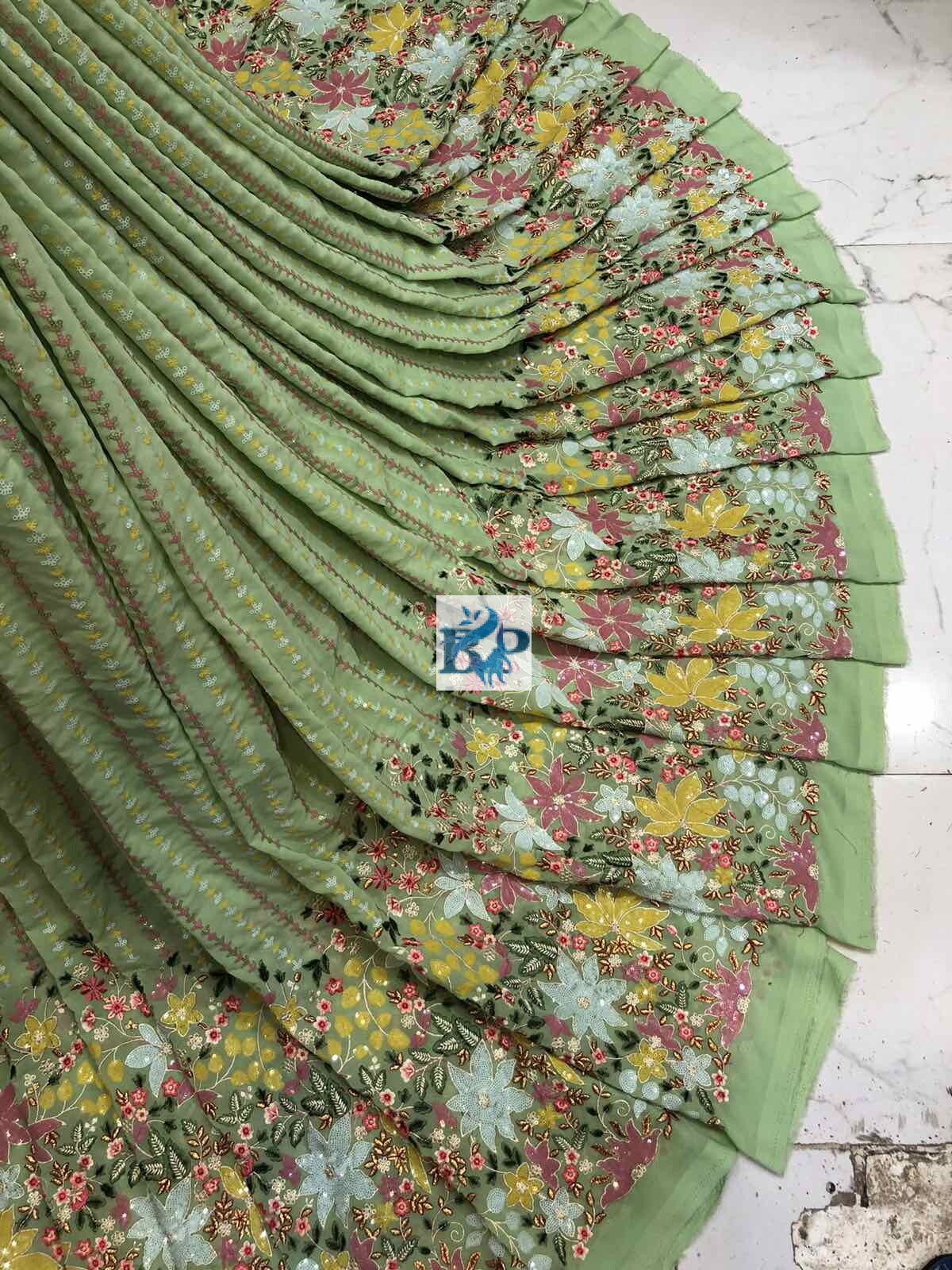 4 Sequence Georgette Fabric