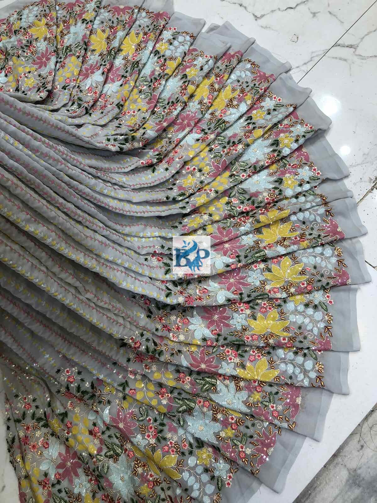 4 Sequence Georgette Fabric