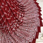 4 Sequence Georgette Lehenga Fabric