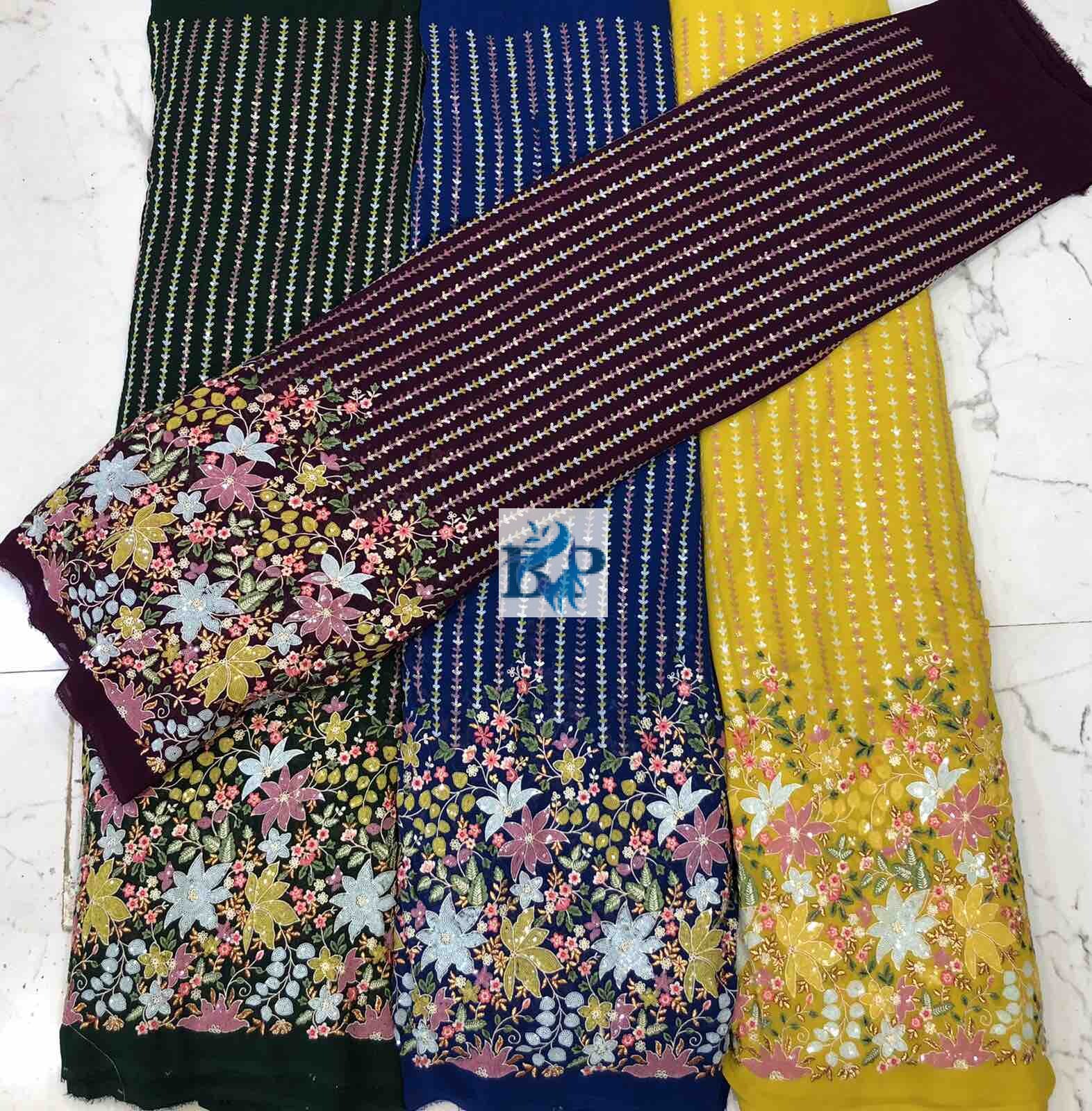 4 Sequence Georgette Fabric