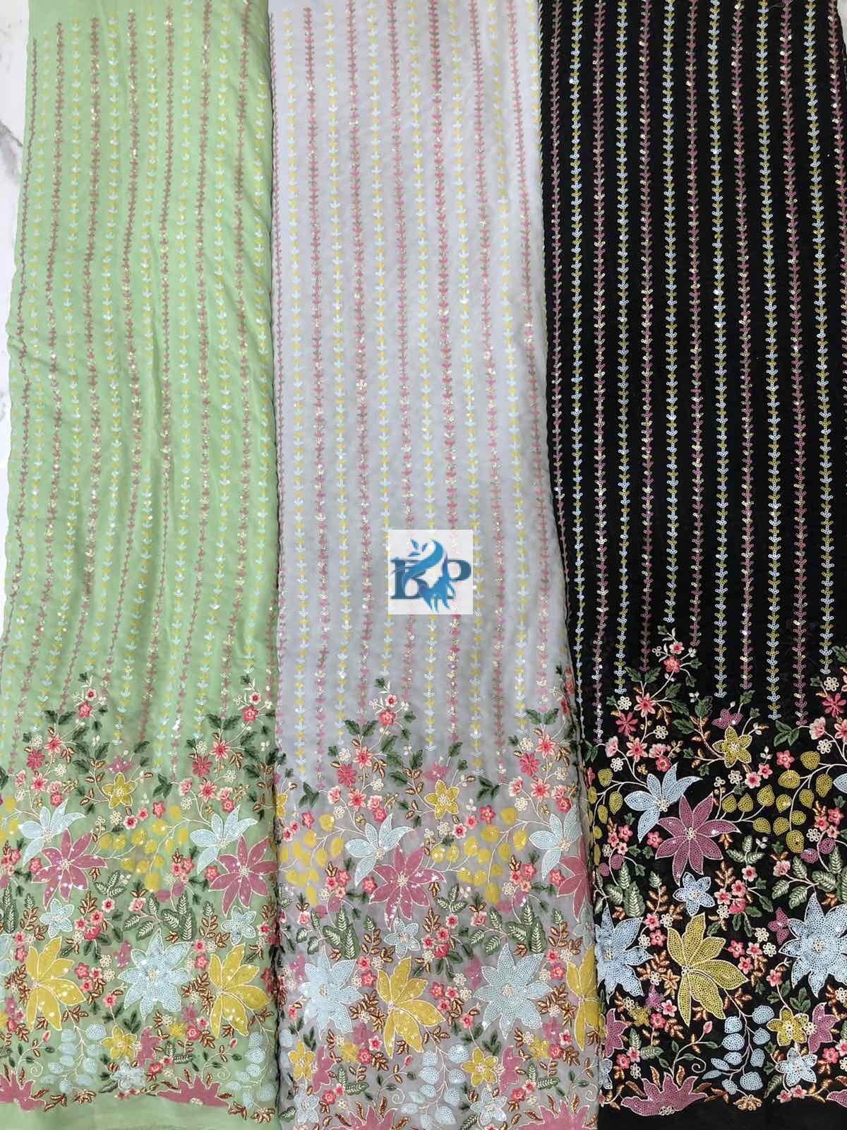 4 Sequence Georgette Fabric