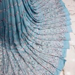 4 Sequence Georgette Lehenga Fabric