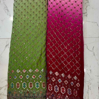 FOX GEORGETTE MULTI  COLOUR