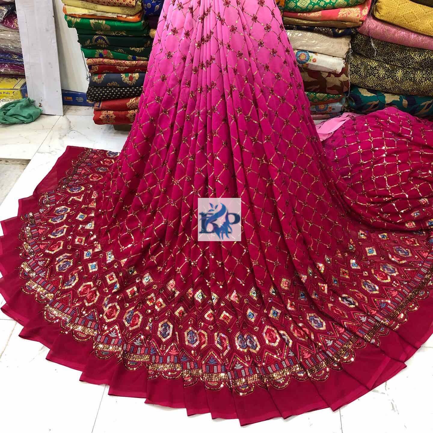 FOX GEORGETTE MULTI  COLOUR