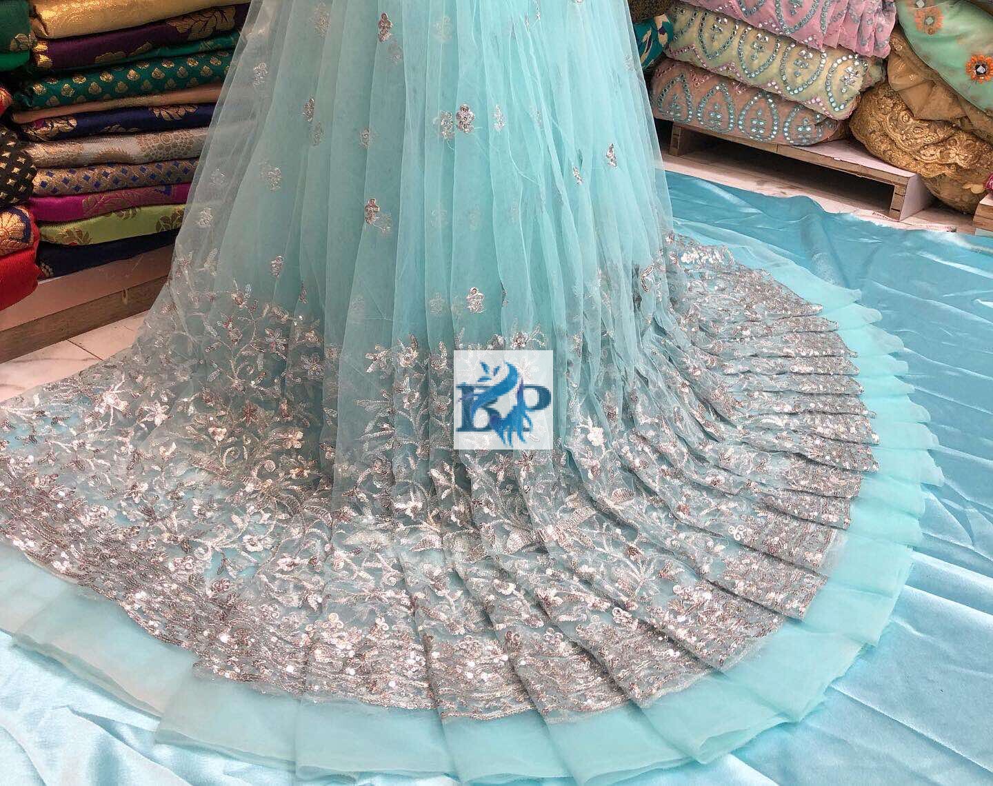NET SILVER DAMAN FABRIC