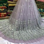 NET SILVER DAMAN FABRIC