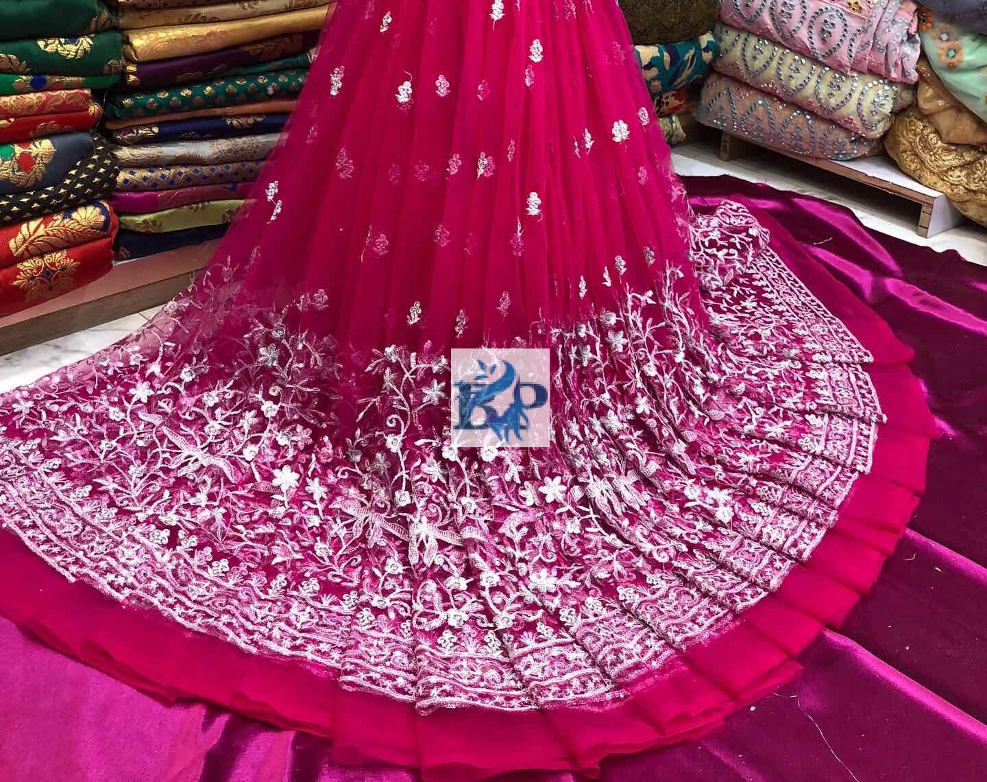 NET SILVER DAMAN FABRIC
