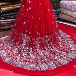 NET SILVER DAMAN FABRIC