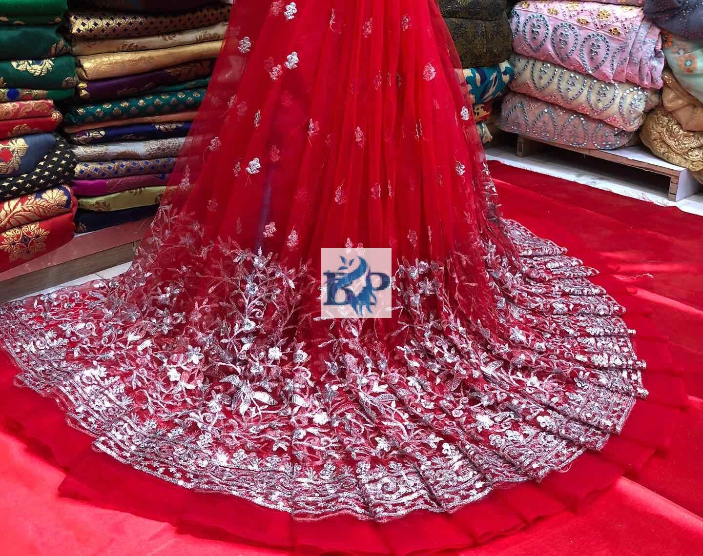 NET SILVER DAMAN FABRIC