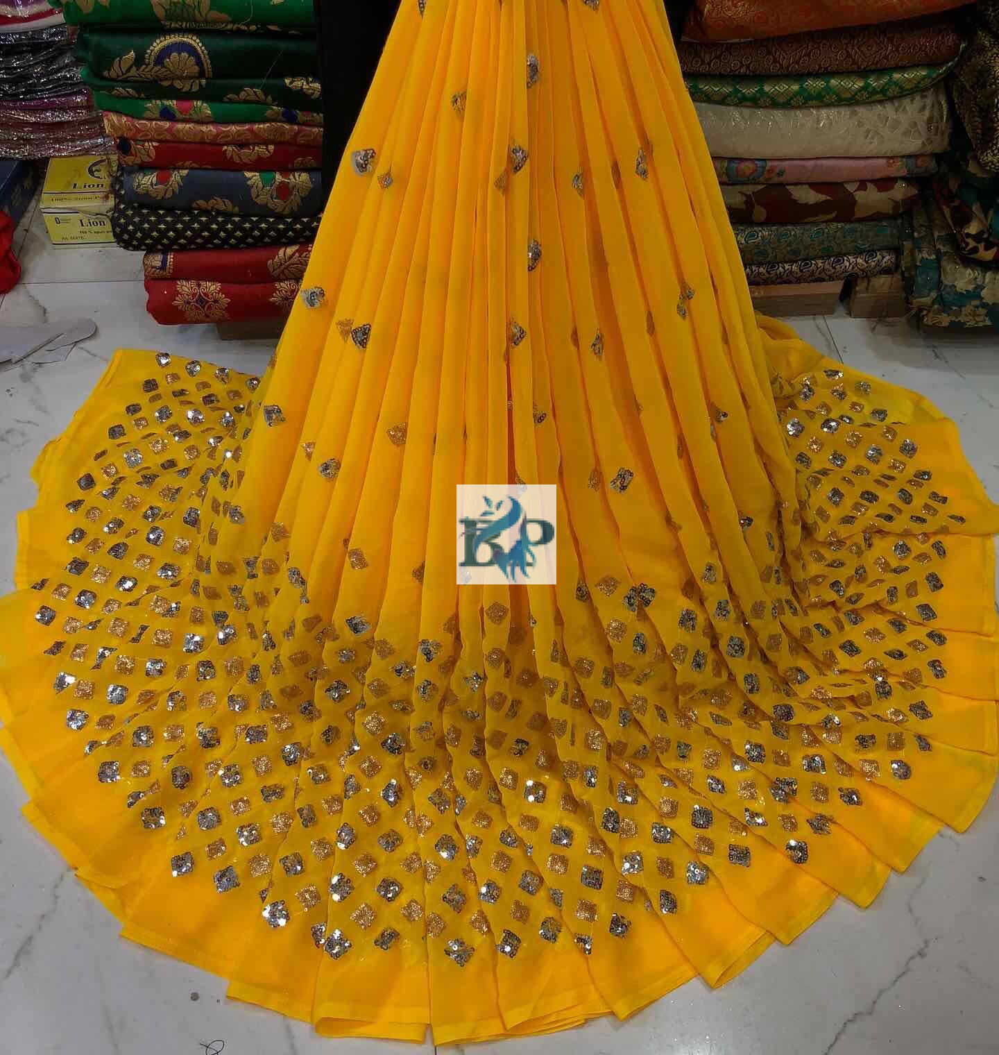 Georgette Bindi Daman Work