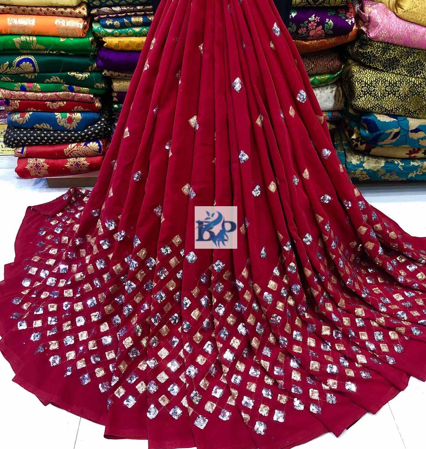 Georgette Bindi Daman Work