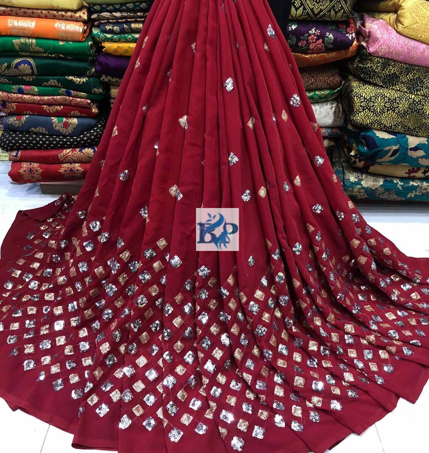 Georgette Bindi Daman Work