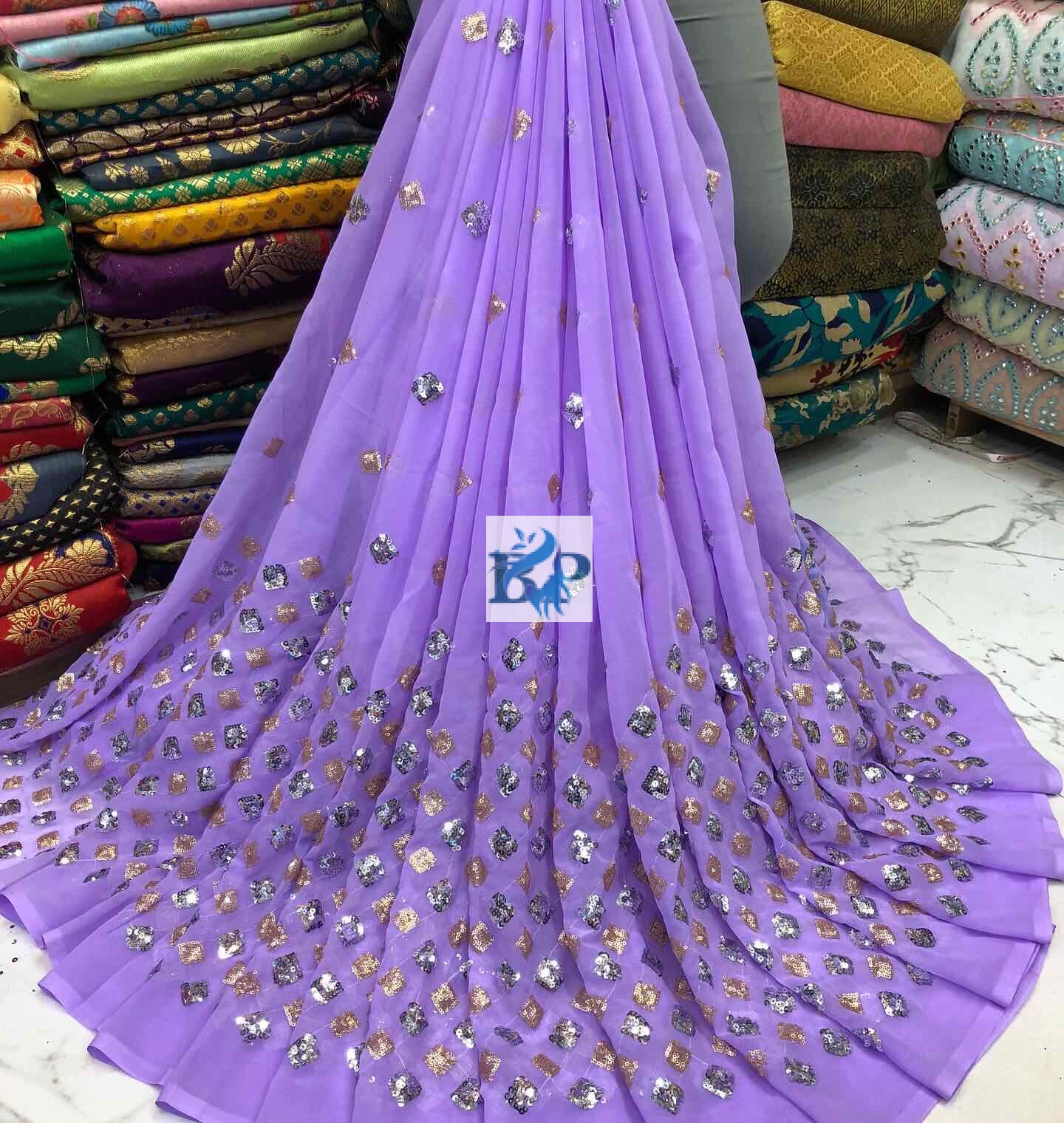 Georgette Bindi Daman Work