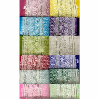 Thread Work Daman Pattern