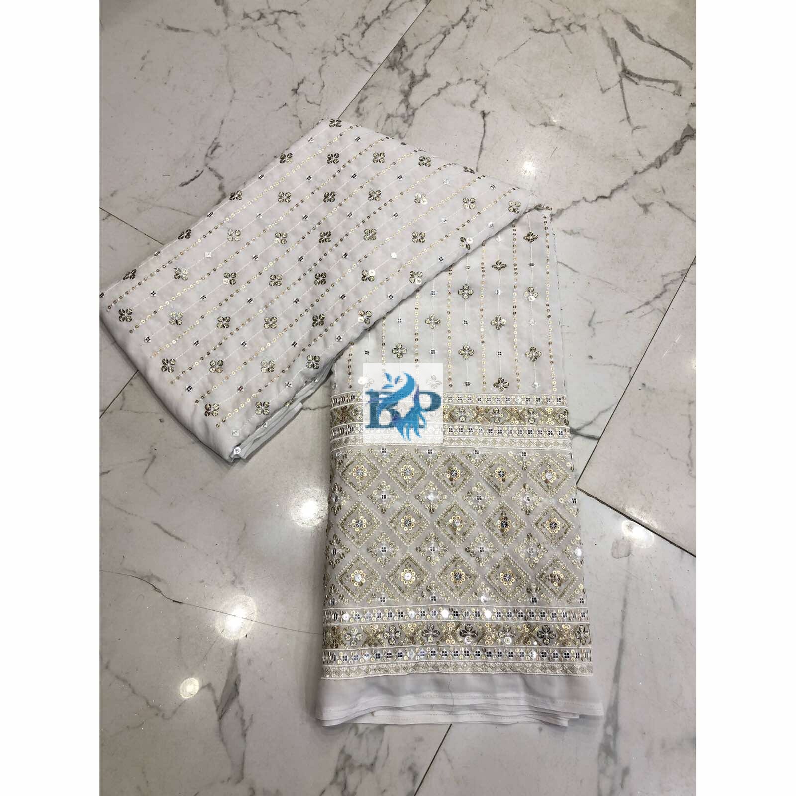 Heavy Georgette Daman Fabric