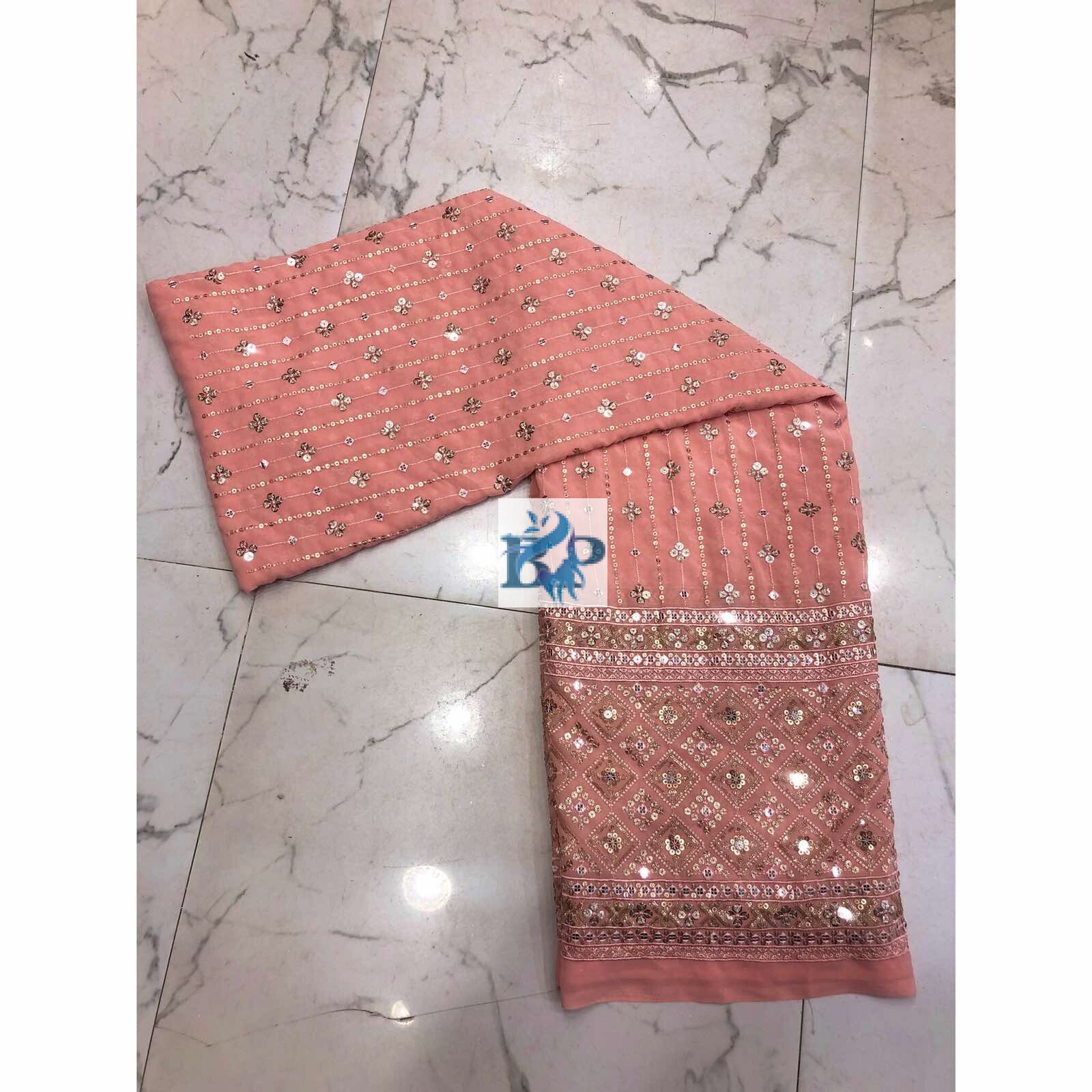 Heavy Georgette Daman Fabric