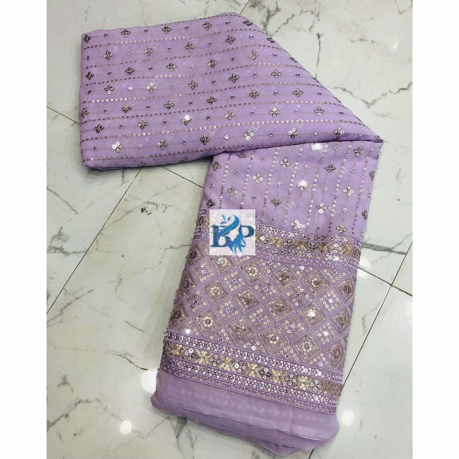 Heavy Georgette Daman Fabric