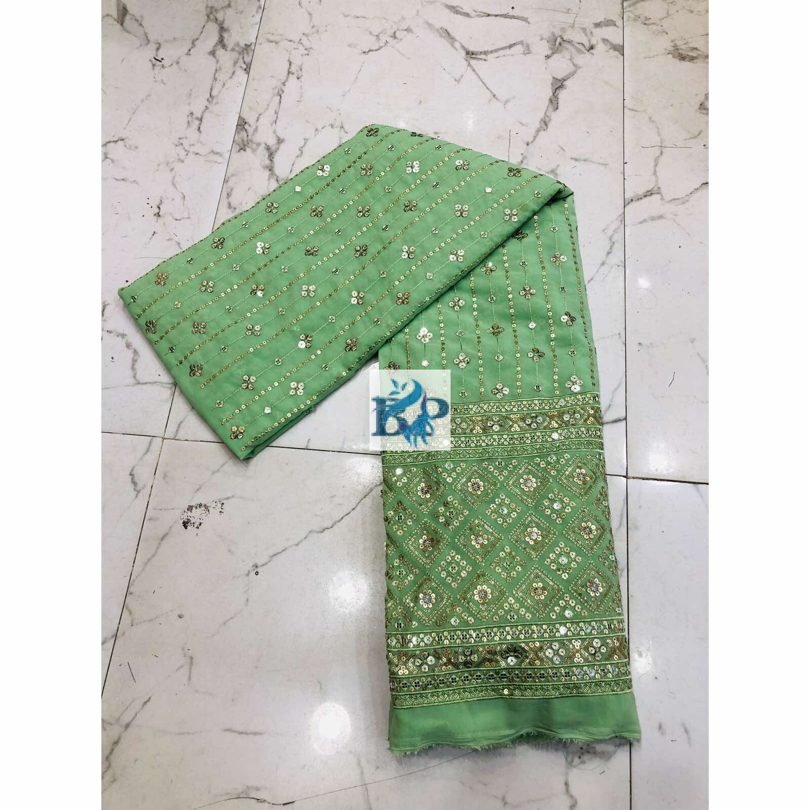 Heavy Georgette Daman Fabric