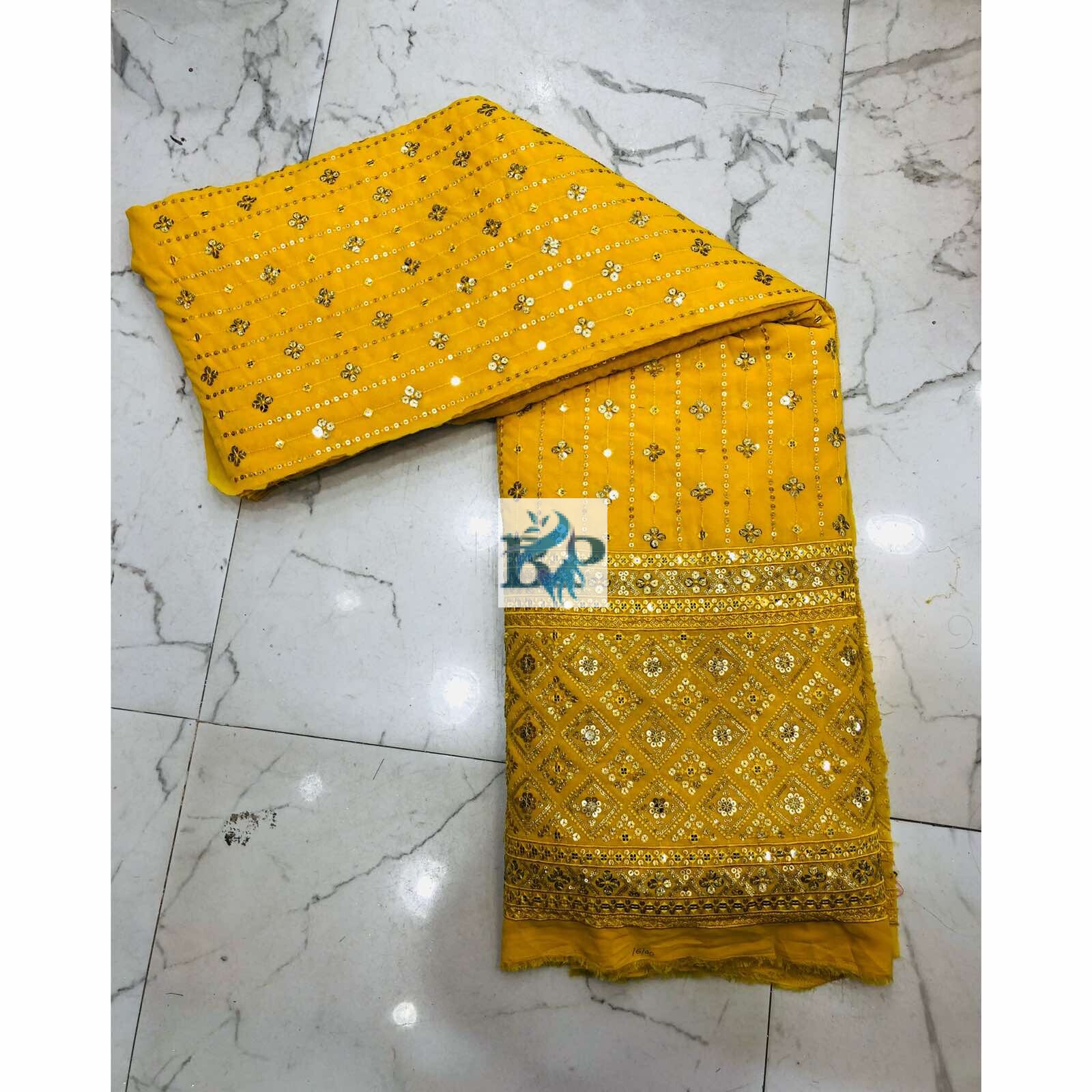 Heavy Georgette Daman Fabric