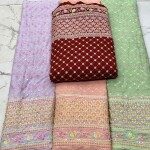 Heavy 6 Sequence Daman Fabric