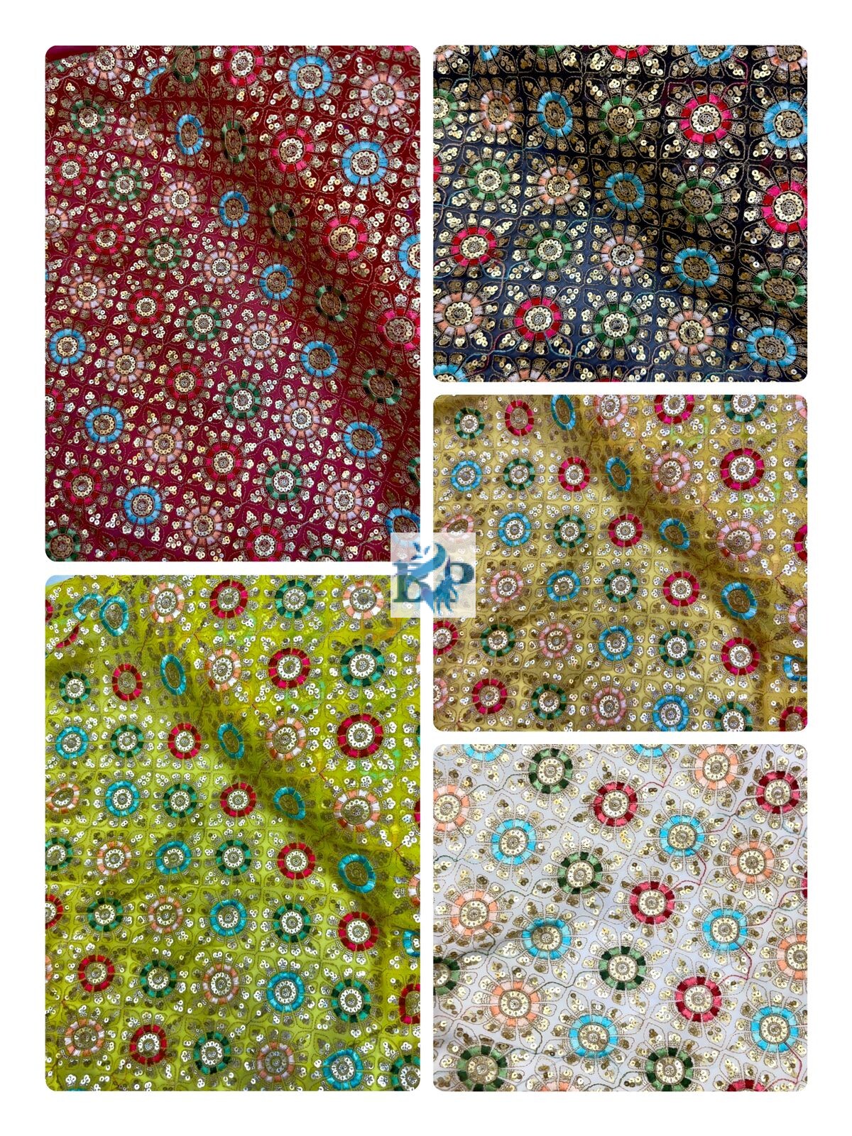 Rajasthani multicolor georgette