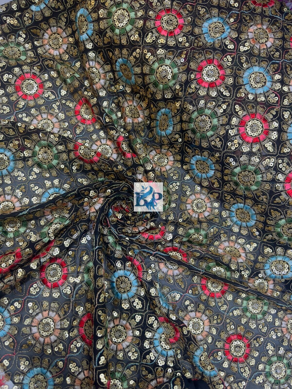 Rajasthani multicolor georgette